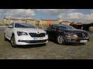 Vid�o 2016 Renault Talisman vs Skoda Superb [COMPARATIF Part 1/3] : Paris-Prague, le jeu des 1000 bornes