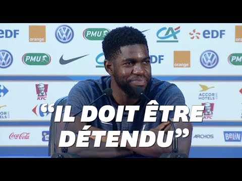 Deschamps "doit être détendu": Umtiti a fait rire tous les journalistes (et leur esprit mal tourné)