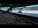Les images du RER B couch&eacute; sur les voies apr&egrave;s avoir d&eacute;raill&eacute; - Label : Huffington Post - Category : News