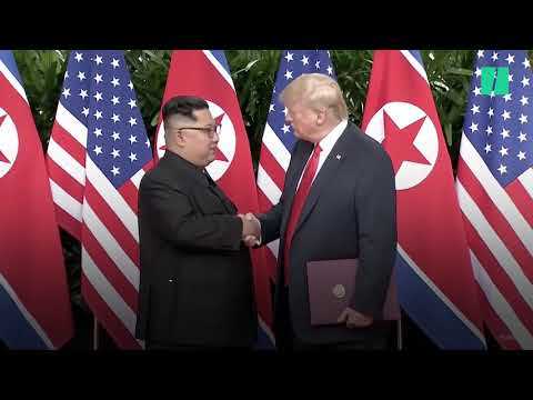 La rencontre entre Donald Trump et Kim Jong Un à Singapour résumée en 3 minutes