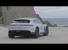 The new Porsche Mission E Cross Turismo on the Beach