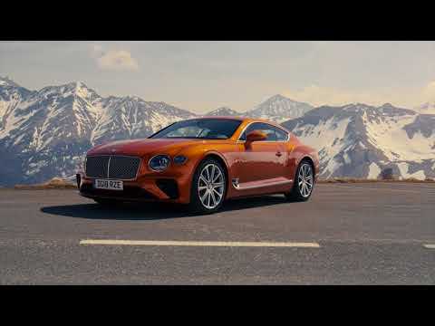 The new Bentley Continental GT in Orange Flame