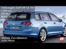Vid�o Volkswagen Golf SW 1.6 TDI