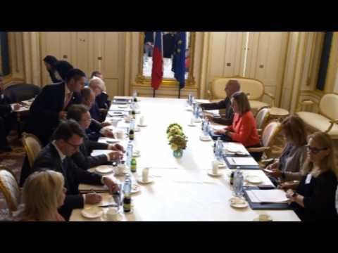 Mogherini meets ministers for JCPOA talks on Iran nuclear deal