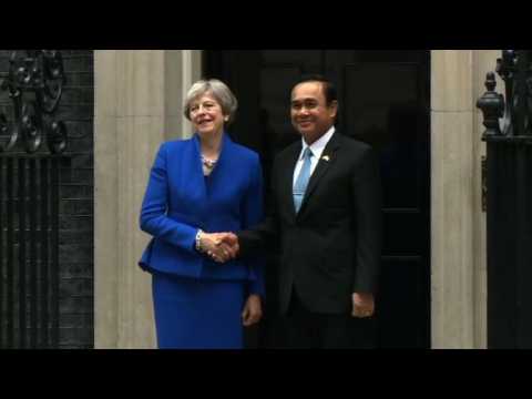 Thai PM meets British counterpart in London