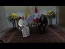Pope Francis arrives in Geneva, Switzerland - Label : AFPTV - First images - Category : News