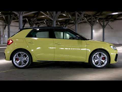 The new Audi A1 Sportback Exterior Design in Python yellow