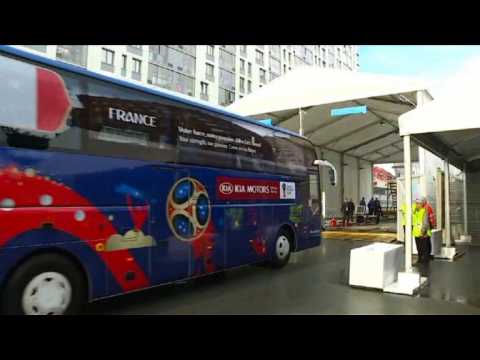World Cup: France, Peru arrive at stadium for Group C match