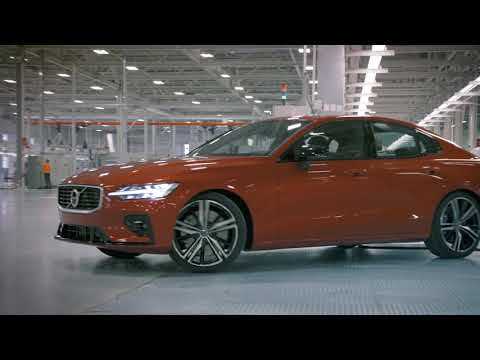 New Volvo S60 R-Design launch car roll-off - Manufacturing plant