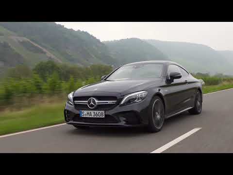 Mercedes-AMG C 43 4MATIC Coupe in Graphite grey Driving Video