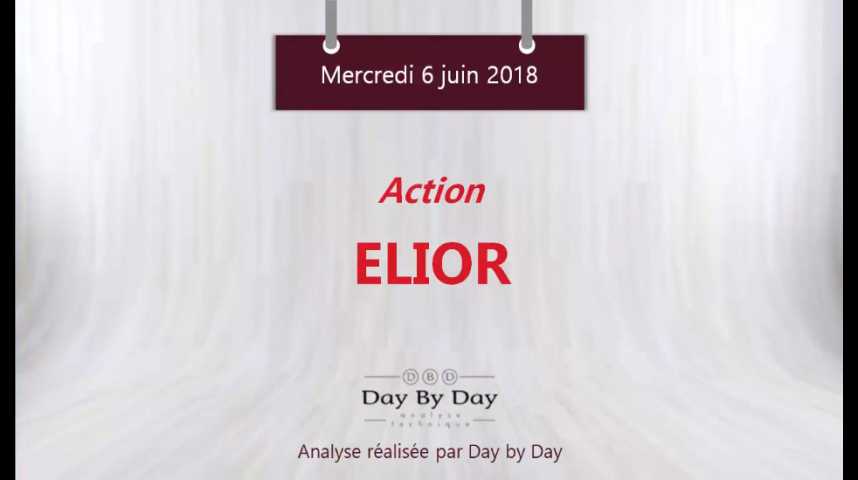 Illustration pour la vidéo Action Elior : perspectives baissières sous la résistance majeure - Flash Analyse IG 06.06.2018