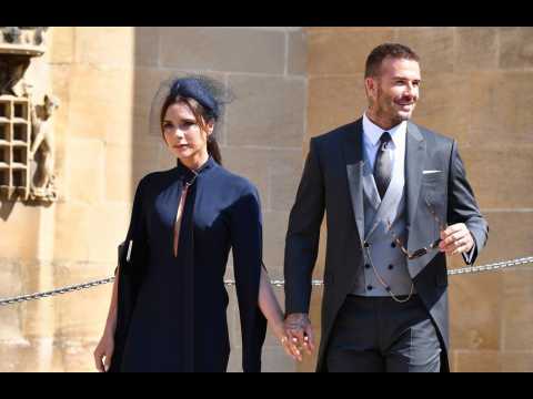 David and Victoria Beckham selling royal wedding outfits