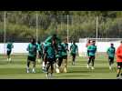 Senegal train for first World Cup game against Poland