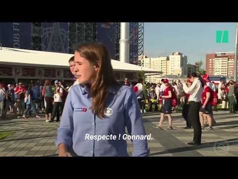 Mondial 2018: cette fois-ci, cette journaliste a vu l'agression venir et ne s'est pas laissée faire