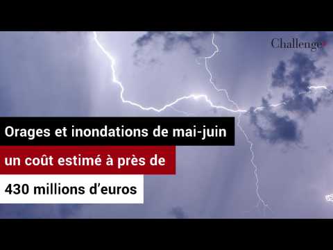 Orages et inondations de mai-juin: un coût estimé à près de 430 millions d’euros