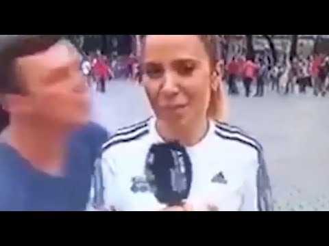 Une nouvelle journaliste agressée pendant un direct au Mondial