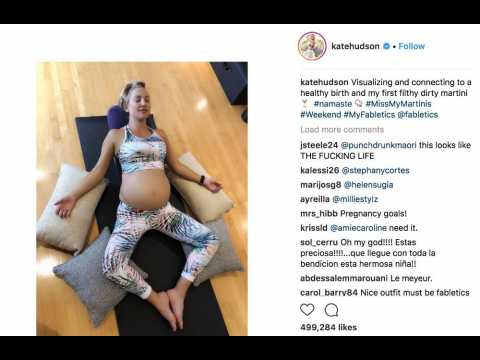 Kate Hudson can't wait for post-baby drink