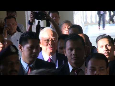 Ex-Malaysian PM Najib appears in court on graft charges