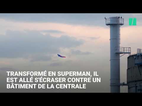 Sur le site de la centrale nucléaire de Bugey, Greenpeace fait s'écraser un drone Superman