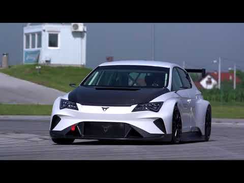 The Cupra E-Racer, driven for the first time