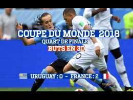 Buts en 3D : Uruguay - France (0:2) Coupe du Monde 2018 