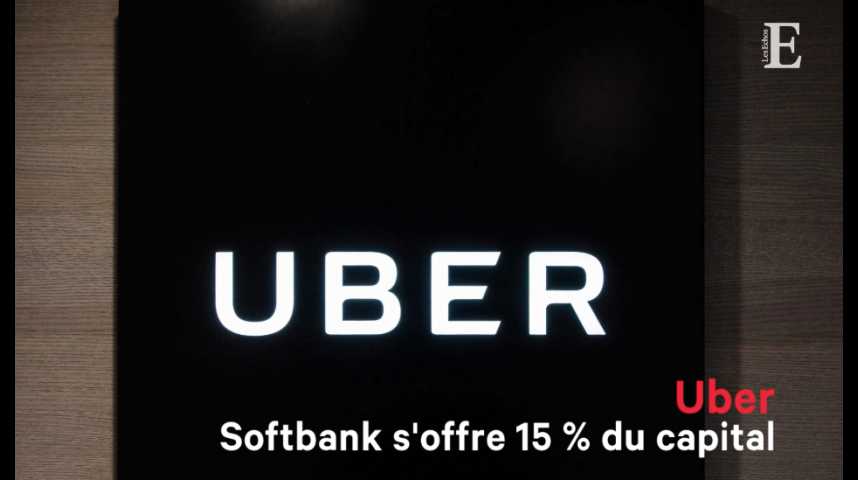 Illustration pour la vidéo Softbank s'offre 15 % du capital d'Uber
