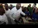 Liberia: George Weah casts his ballot in presidential elections