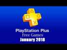PlayStation Plus Free Games - January 2018