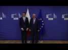 Polish PM meets EU's Juncker in Brussels
