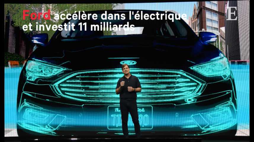 Illustration pour la vidéo Ford accélère dans l'électrique et investit 11 milliards