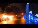 Protest in front of French jail after strike called by guard - Label : AFPTV - First images - Category : News
