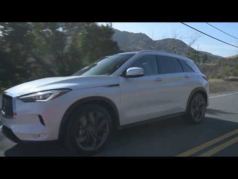 2019 Infiniti QX50 Driving Video in White