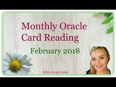 Monthly Oracle Card Reading February 2018