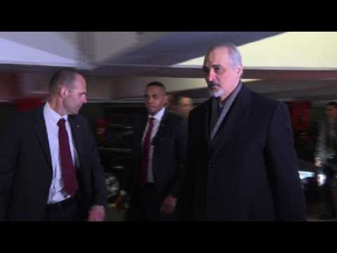 Syria regime delegation arrives for peace talks in Vienna