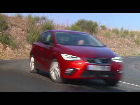 The new SEAT Ibiza FR TGI in Desire Red Driving Video