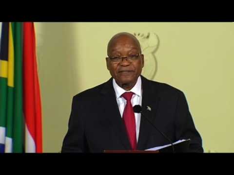 S.Africa's Zuma says resigns 'with immediate effect'
