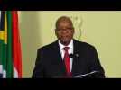 S.Africa's Zuma says resigns 'with immediate effect' - Label : AFPTV - First images - Category : News