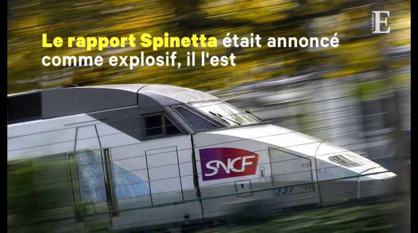 Illustration pour la vidéo Les 6 propositions choc du rapport Spinetta pour sauver la SNCF  