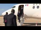 Macron arrives in St. Louis on last day of Senegal trip