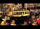 Catalans demonstrate outside parliament - Label : AFPTV - First images - Category : News