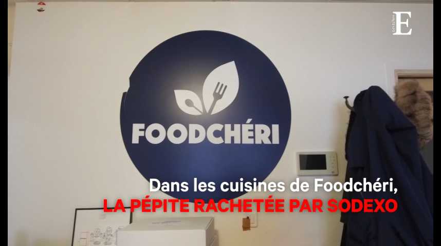Illustration pour la vidéo Dans les cuisines de FoodChéri, la start-up rachetée par Sodexo
