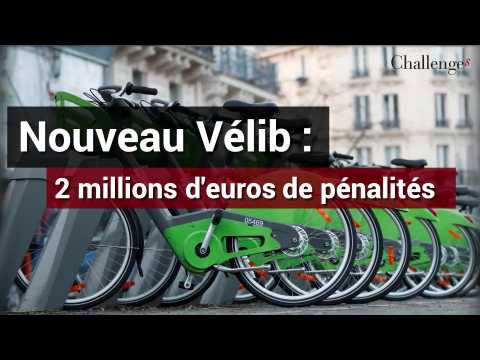 Nouveau Vélib': deux millions d'euros de pénalités