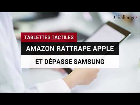 Tablettes : Amazon rattrape Apple et dépasse Samsung