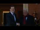Mariano Rajoy hosts his Portuguese counterpart Antonio Costa - Label : AFPTV - First images - Category : News
