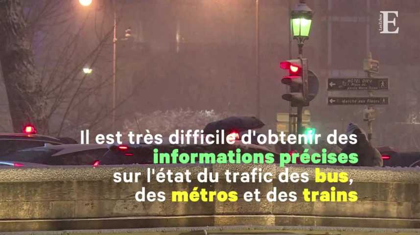 Illustration pour la vidéo Neige : la mauvaise comm' de la SNCF et de la RATP