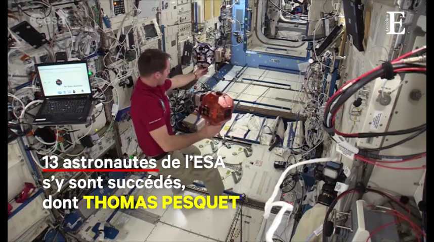 Illustration pour la vidéo Colombus : le module-laboratoire européen de l’ISS fête ses 10 ans
