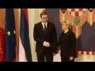 Serbia's president visits Croatia under high security - Label : AFPTV - First images - Category : News