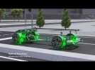 Audi A7 Animation mild hybrid system