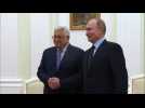 Moscow: Putin hosts Palestinian President Mahmud Abbas