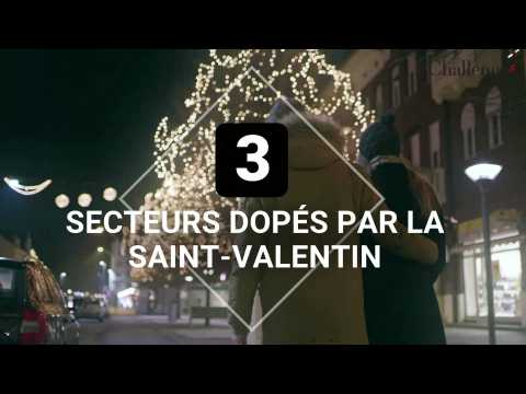 3 secteurs dopés par la Saint-Valentin